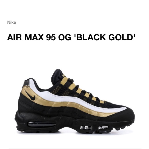 Nike Other - AIR MAX 95 OG 'BLACK GOLD'